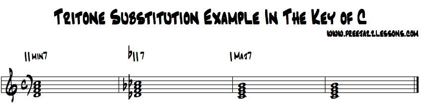 tritone substitution